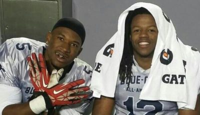 Karan Higdon and Willie Parker